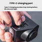 Black bicycle front headlight with Type-C charging port
