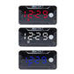8-150V Electric Scooter/Motorcycle Two-Wire Waterproof Time Voltage Temperature Meter