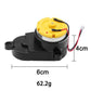 Side brush motor with yellow round PCB and red/black wires; 6cm size