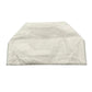 Non-woven vacuum dust bag filter for Karcher VC2, white back panel with stitched edges.