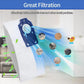 Non-woven vacuum dust bag with blue collar for vacuum filtration