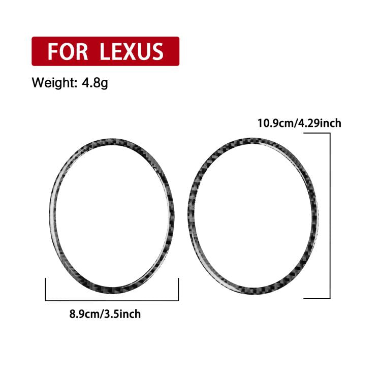 For 1999-2005 LEXUS IS300 2pcs /Set Defogger Vent Trim Stickers