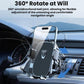 Car Navigation Phone Holder Air Vent Mount Fixing Bracket, Mirror Finish, Textured Finish