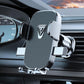 Car Navigation Phone Holder Air Vent Mount Fixing Bracket, Mirror Finish, Textured Finish