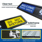 Sliding sign with WELCOME PLEASE KNOCK and DO NOT DISTURB text on panels