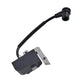 Ignition coil pack with black cable and spark-plug style rubber cap connector
