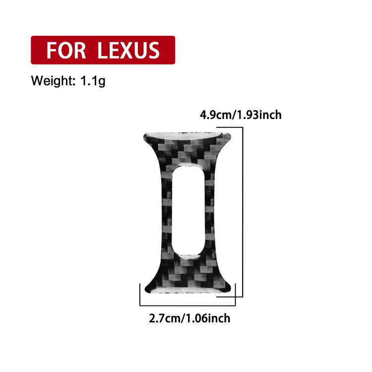 For 1999-2005 LEXUS IS300 Center Console Air Vent Adjustment Button Sticker