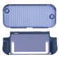 Blue crystal full-coverage case back and detachable front frame for Switch 2