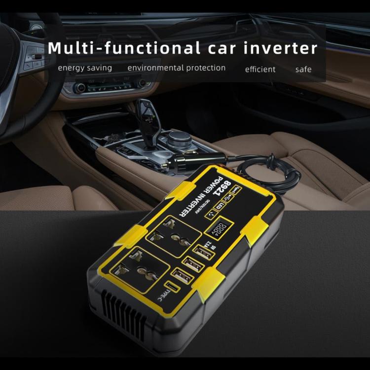 300W Multifunctional Car Cigarette Lighter Power Inverter