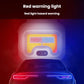 White LED headlamp/work light with red warning light and bright yellow LED panel