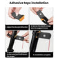Bicycle tail light installation steps with adjustable strap and bracket on a post