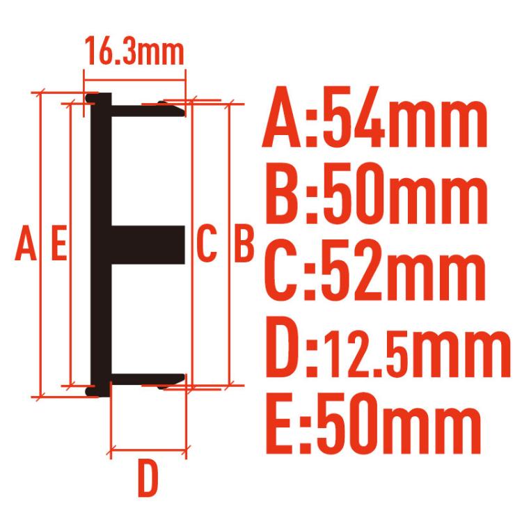 4pcs /Set 54mm Outer Diameter Blank Modified Wheel Center Cap