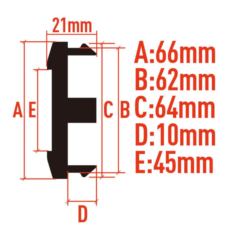4pcs /Set 66mm Outer Diameter Blank Modified Wheel Hub Center Caps