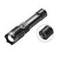 SMILING SHARK SD-5244 Zoomable Digital Display Flashlight With Side Light 4-Gear Dimmable Portable Torch, Hook, Breaker Bar