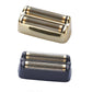 Gold replacement foil shaver head unit with two blades