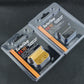 Two replacement trimmer blade cartridges in clear blister packaging