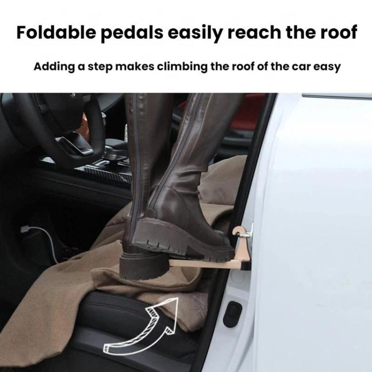 Car Extended Footrest Roof Climbing Step Snow Scraping Corner Footrest