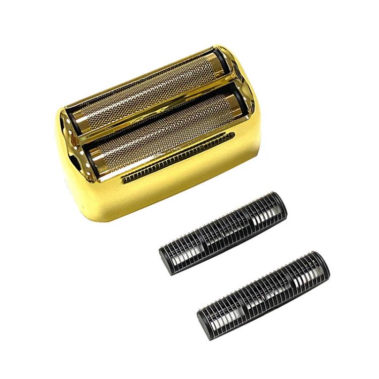 Gold replacement foil shaver head with two cutter foils