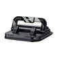 Black 2-in-1 car phone holder with number plate base and anti-shake mount