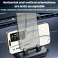 Car phone holder with rotating head for landscape or portrait mounting
