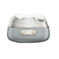 4-in-1 electric nail care kit with gray and white body and clear UV cover lid