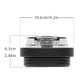 Black replacement drink lid profile with clear straw cover and sealing ring