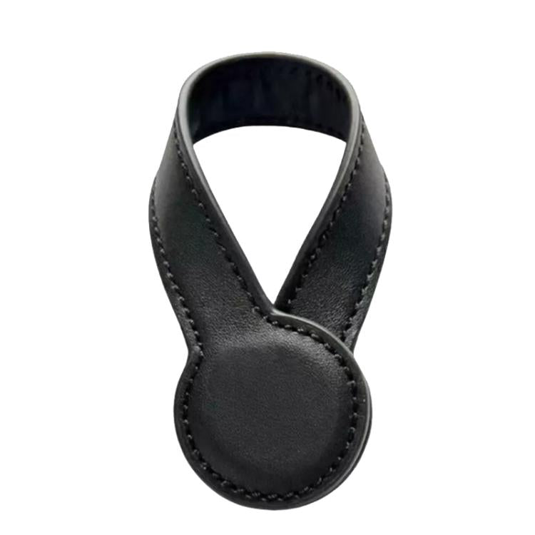Multi-purpose Leather Magnetic Hat Clip Round Storage Leather Holder
