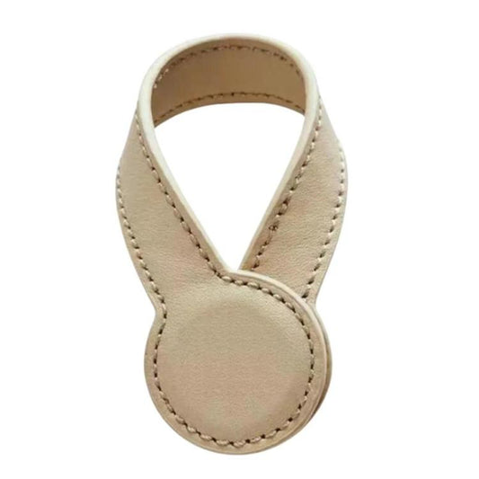 Multi-purpose Leather Magnetic Hat Clip Round Storage Leather Holder