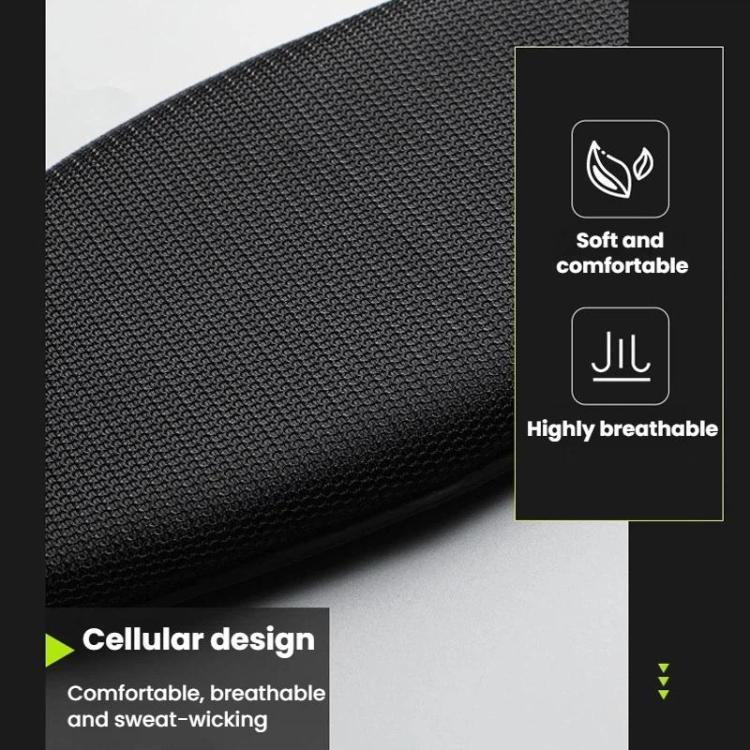 Black textured waist pack with front zipper and adjustable waist belt