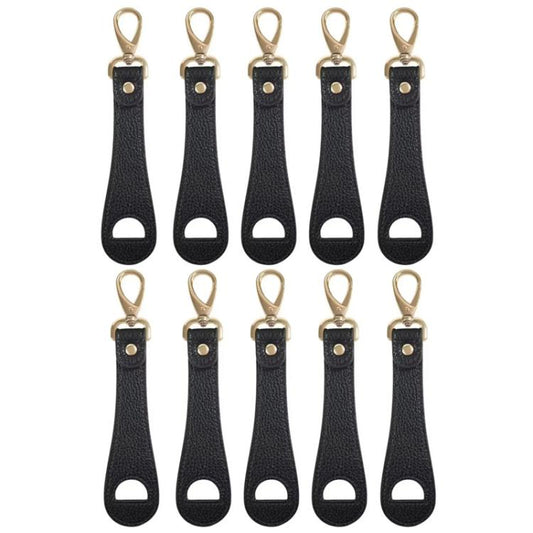 10pcs Leather Hat Clip Luggage Hook Minimalist Hat Anti-Loss Clip