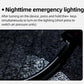 Portable electric bike air pump with illuminated indicator lights on a tire valve