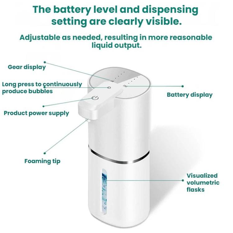 Wall-mounted Smart Sensor Electric Soap Dispenser, White Foam Version, White Dropper Version, Black Foam Version, Black Dropper Version