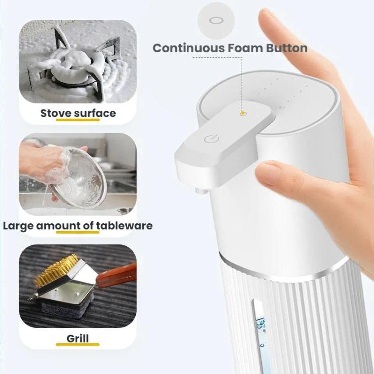 Wall-mounted Smart Sensor Electric Soap Dispenser, White Foam Version, White Dropper Version, Black Foam Version, Black Dropper Version