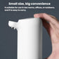 Automatic water bottle pump dispenser, white compact top and angled spout with hand