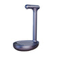 Grey electric water dispenser pump with tall spout and round base