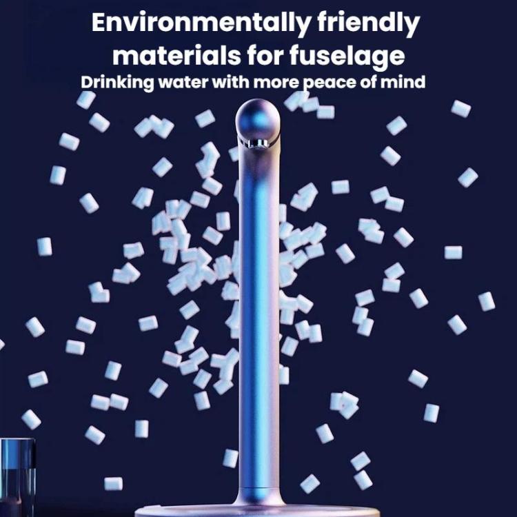 Grey water dispenser pump with slim spout and circular dispensing base