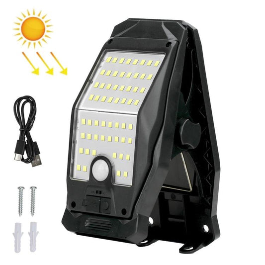 Solar Waterproof Clip-On Wall Light Outdoor Garden Fence Light Motion-Sensing Pathway Lamp, 8 Cells COB Remote Control, 8 Cells LED Remote Control, 2 Cells LED, 2 Cells COB
