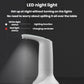 Electric water pump with LED night light indicator, curved spout, white body