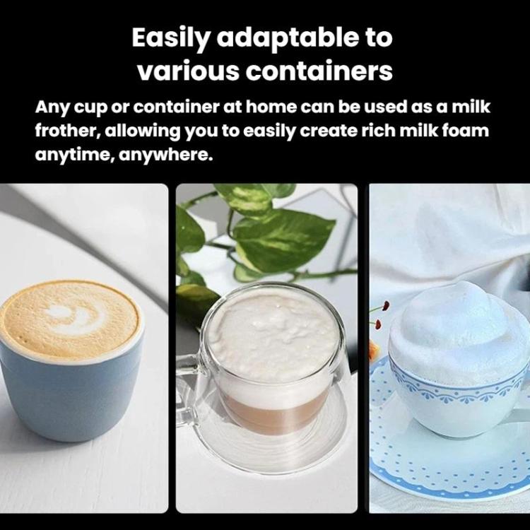 Milk froth in cups showing latte-style foam textures
