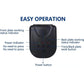 Wireless remote key fob for license plate flip frame with power and status indicator lights.