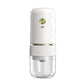 Electric Coffee Grinder Portable Ceramic Burr Mill with Adjustable Coarseness, Auto-Stop, USB Type-C Charging