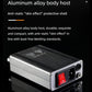 Digital soldering station control unit with aluminum housing and red power switch