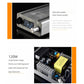 Digital soldering station front panel with LCD screen and silver control knob