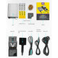 Digital soldering station kit with host unit, iron, sponge, and power cord accessories