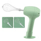 Wireless Electric Egg Whisk With Base Handheld Mini Multifunctional Milk Frother, Single White, Single Green, Dual-Head Green, Dual-Head White