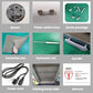 DTF transfer film oven accessories: power cord, heating tube, manual, handle, screws