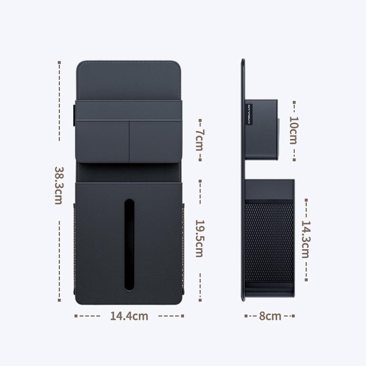 Multifunctional Tissue Box Storage Bag For Car Seats