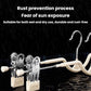10pcs Adjustable Short Neck Pants Hanger Home Use Non-Marked Hanger For Skirts & Pants