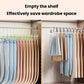 10pcs Adjustable Short Neck Pants Hanger Home Use Non-Marked Hanger For Skirts & Pants