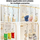Multi-use anti-slip clips in different colors hanging socks and small garments